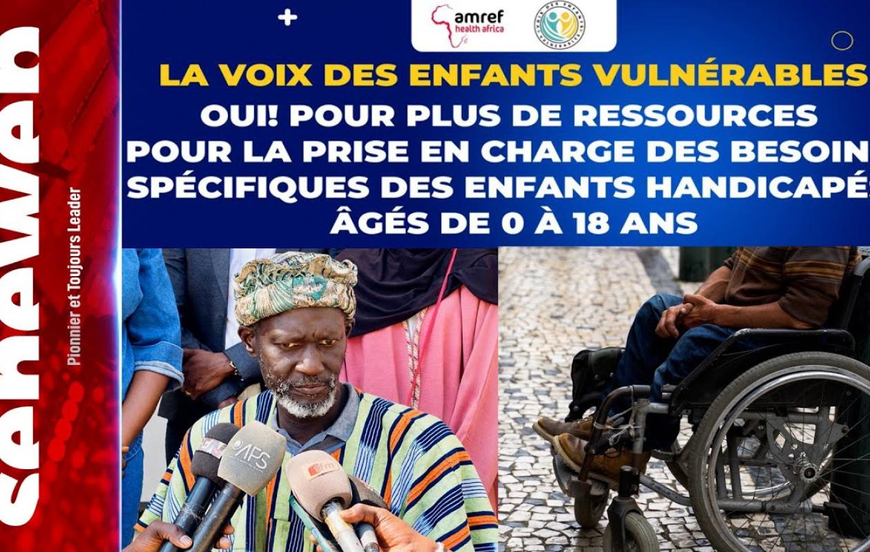 ENFANTS VIVANT AVEC UN HANDICAP : VDEV APPELLE À UNE MEILLEURE PRISE EN CHARGE