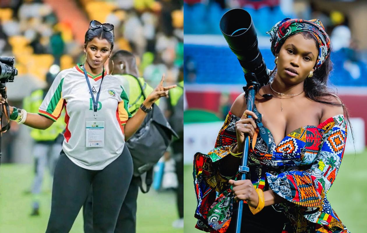 [Photos] Amina Fall, la sculpturale photographe sénégalaise qui fait sensation à la CAN 2025