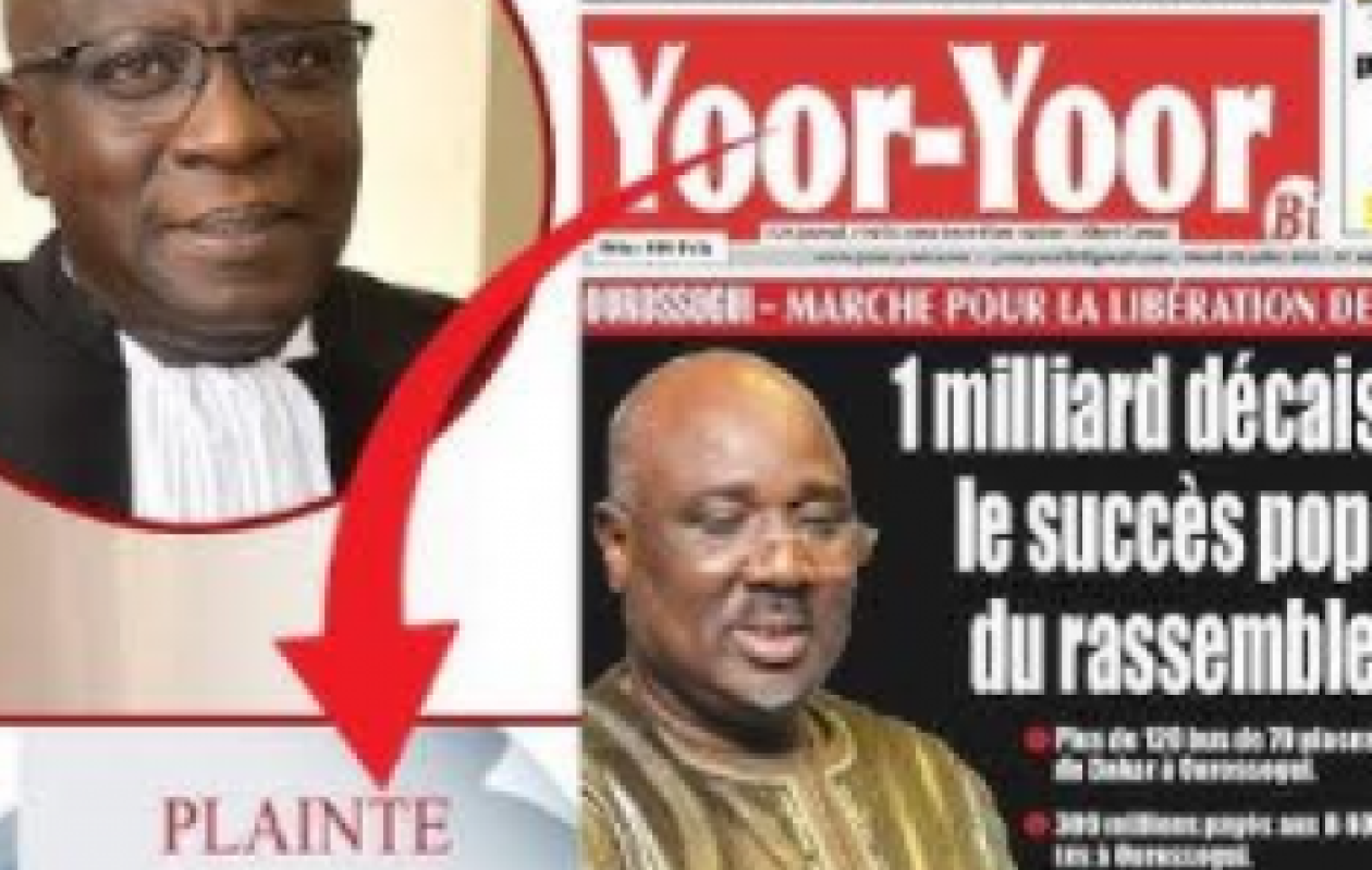 Farba Ngom : ses partisans portent plainte contre le journal Yoor-Yoor