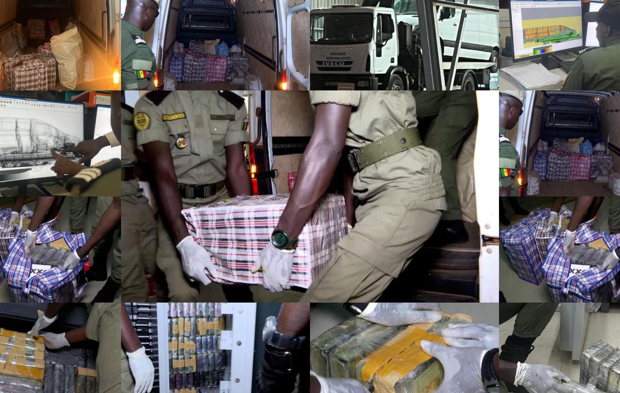 Noflaye : 643 kg de cocaïne interceptés lors d'une opération conjointe douane-gendarmerie