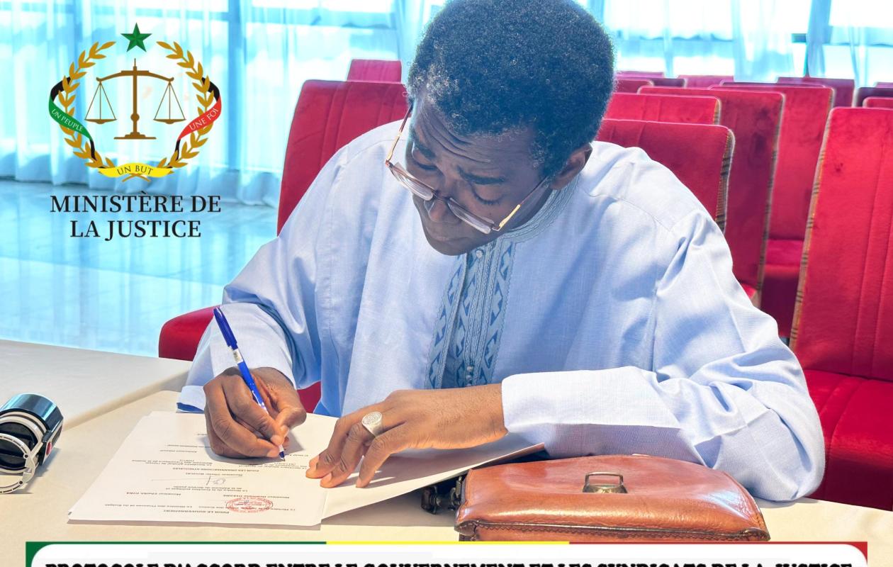 Sénégal : Signature d’un accord historique entre le gouvernement et les syndicats de la Justice