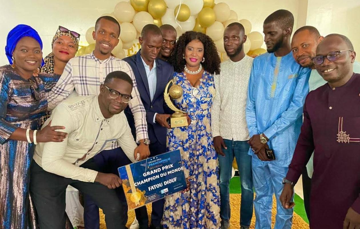 Prix Francophilie : Fatou Diouf Faye honorée par Walfadjri et la presse culturelle
