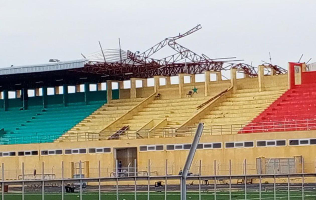 Affaissement de la toiture du stade de Mbacké à cause d'une tempête: 11 personnes blessées et d'importants dégâts matériels enregistrés