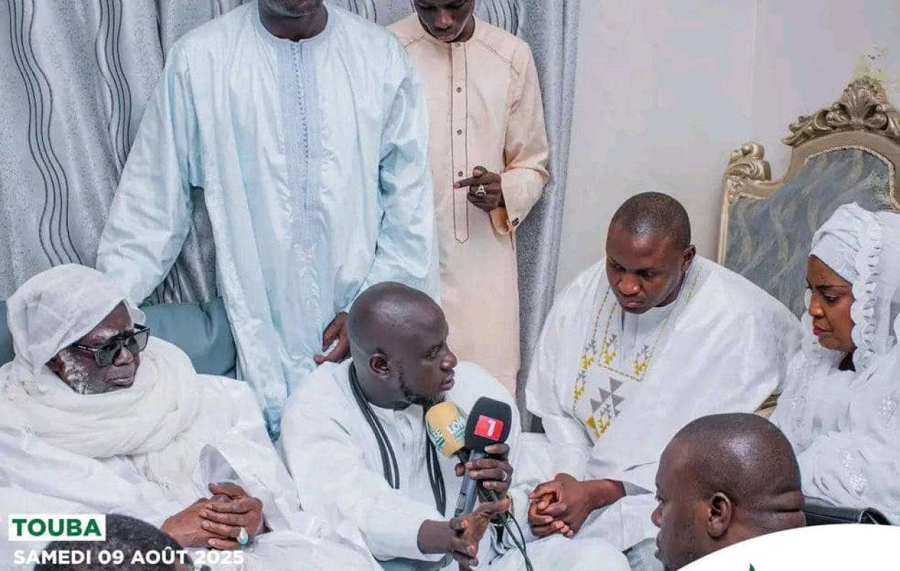 MAGAL: TOUSSAINT MANGA SOLLICITE LES PRIÈRES DE SERIGNE MOUNTAKHA POUR DIOMAYE ET SONKO