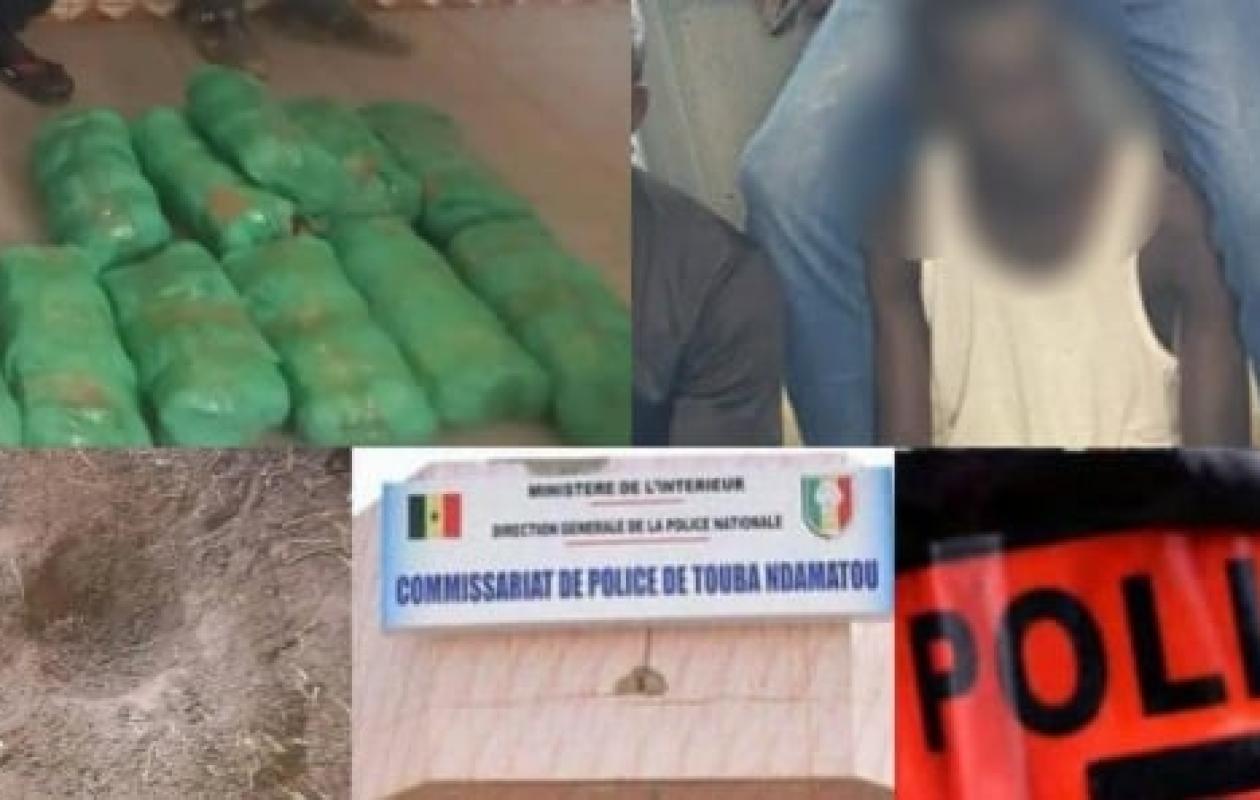 Magal de Touba : 3 individus arrêtés en possession de drogue par la police de Ndamatou