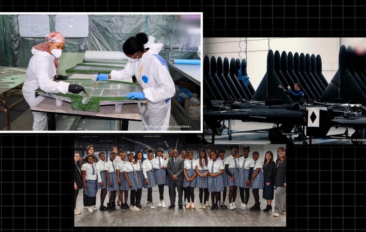 VIDEO - En Russie, des jeunes femmes africaines contraintes de fabriquer des drones de combat