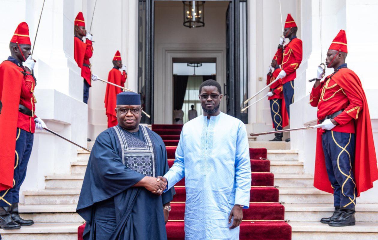 Le Président sierra-léonais, Julius Maada Bio, à Dakar