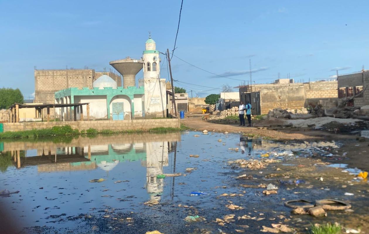Kaolack : Des maisons envahies par les eaux à Médina 2