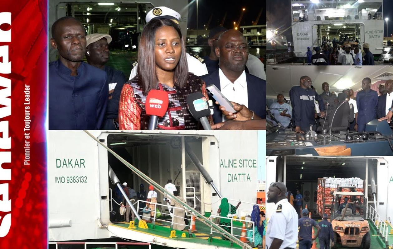 Liaison maritime Dakar-Ziguinchor : le retour tant attendu du navire Aline Sitoé Diatta
