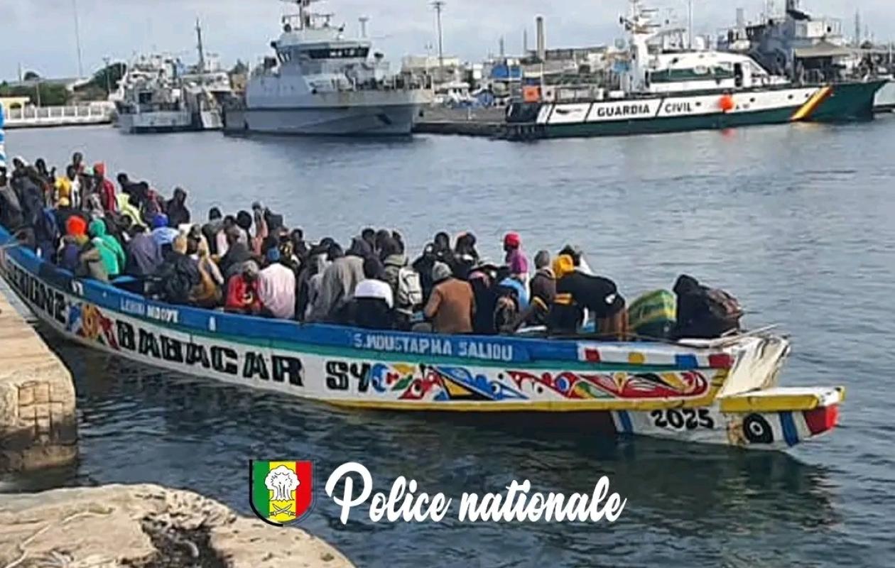 Bargny : 108 migrants interceptés par la police dans une tentative de voyage vers l'Espagne