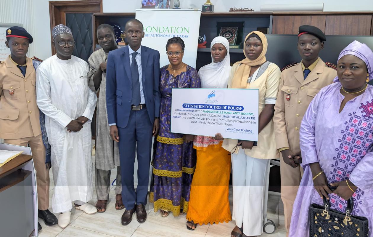 La Fondation du Port Autonome de Dakar célèbre les Premiers Prix et offre une bourse de trois ans à Pape Nantago Mbaye