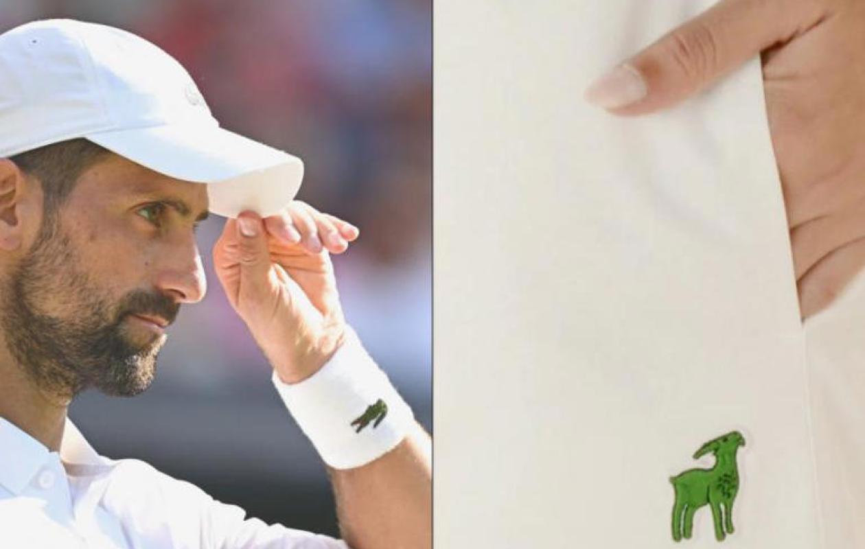 Lacoste change son logo pour rendre hommage à Novak Djokovic : oubliez le crocodile, place à une chèvre