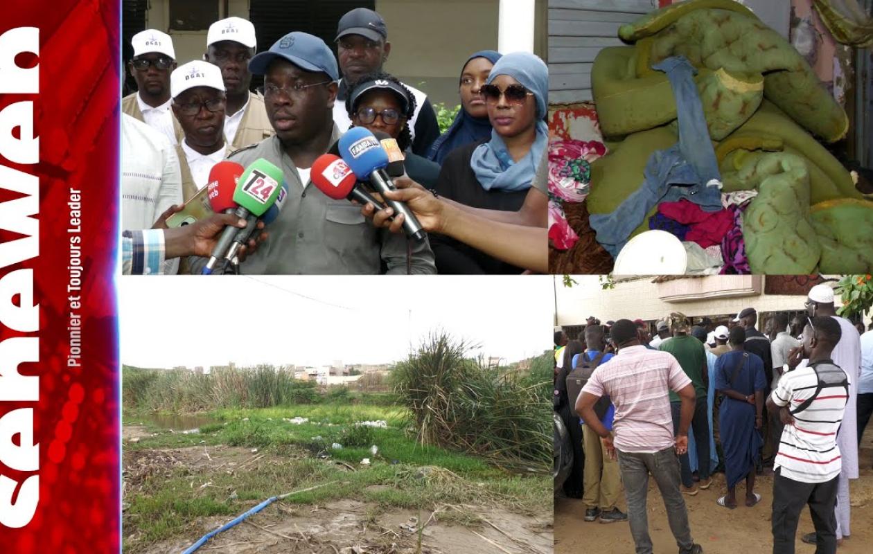 80 maisons impactées à Thiès : Birame Soulèye Diop cherche des solutions aux inondations