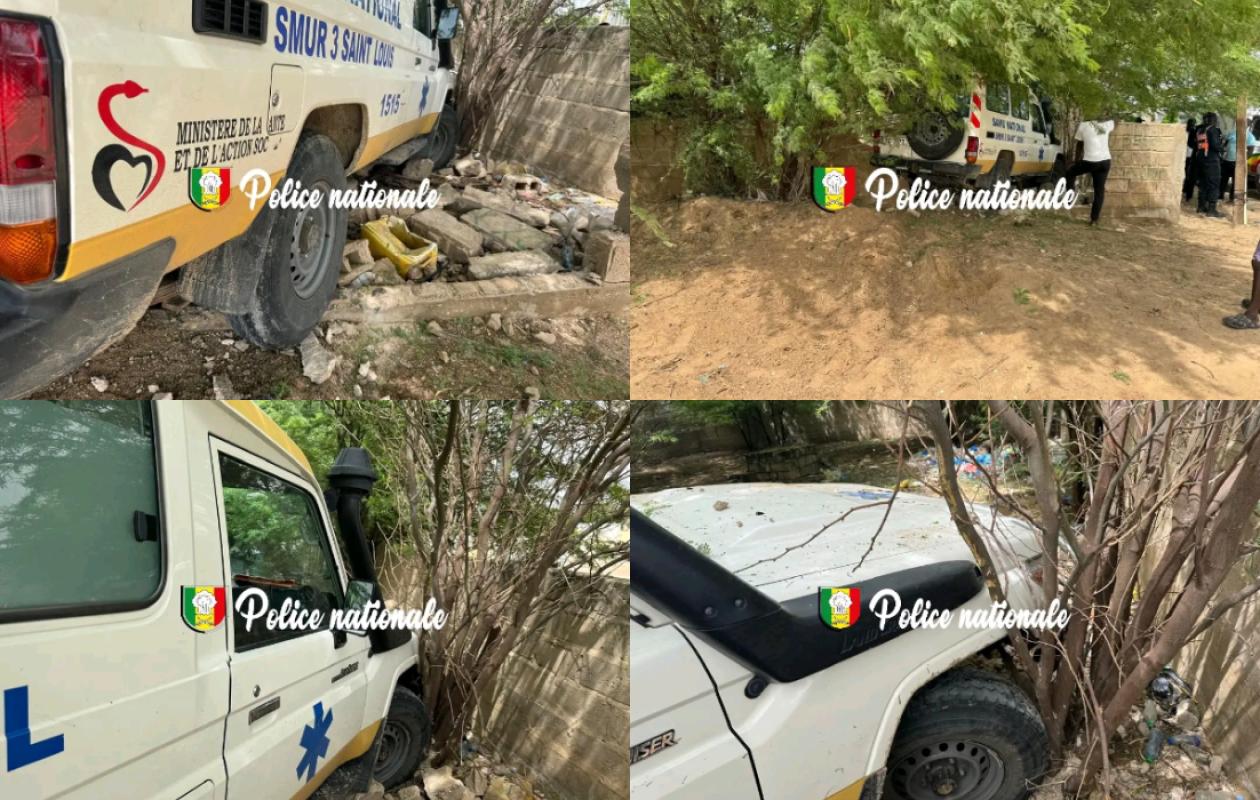 Saint-Louis : Spectaculaire course-poursuite après le vol d'une ambulance du SAMU