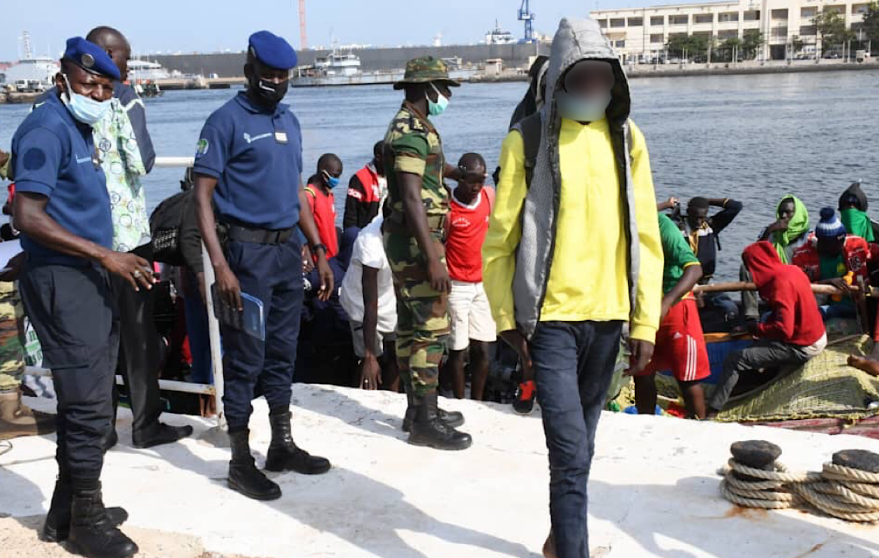 Kafountine : 25 candidats à la migration irrégulière, dont 2 enfants, interceptés par la gendarmerie