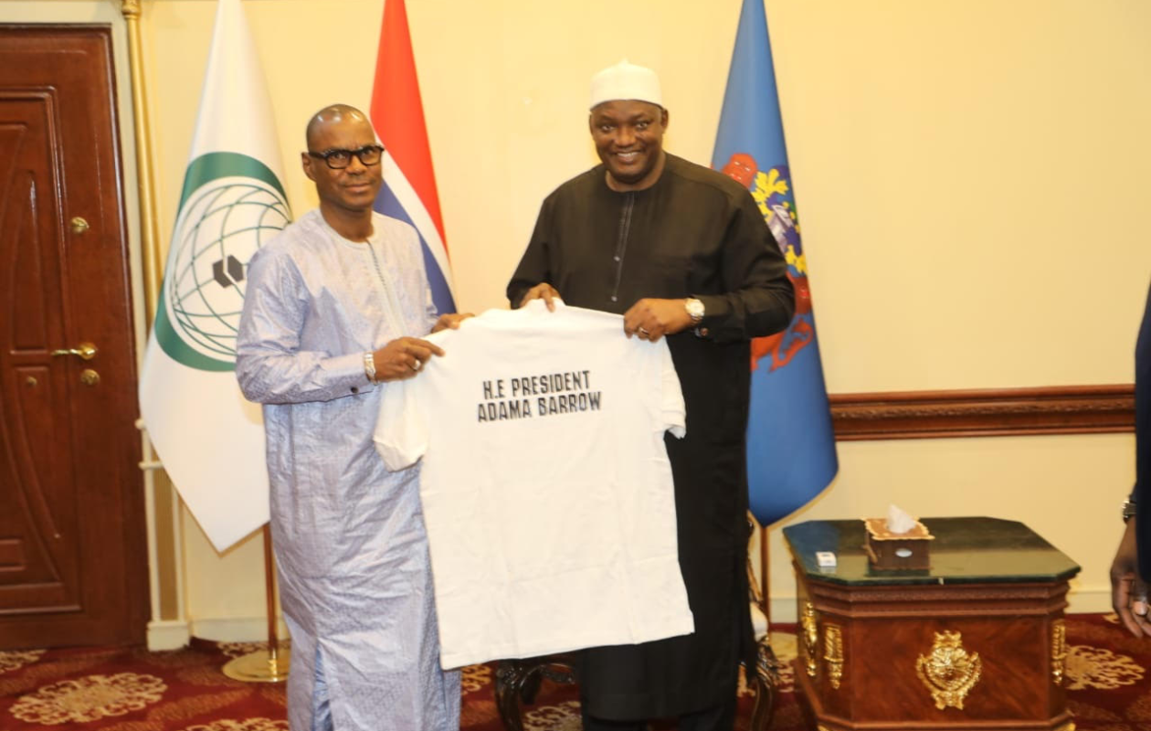 Visite de travail du président de l’AIPS/Afrique en Gambie : Banjul prête à accueillir la presse sportive africaine