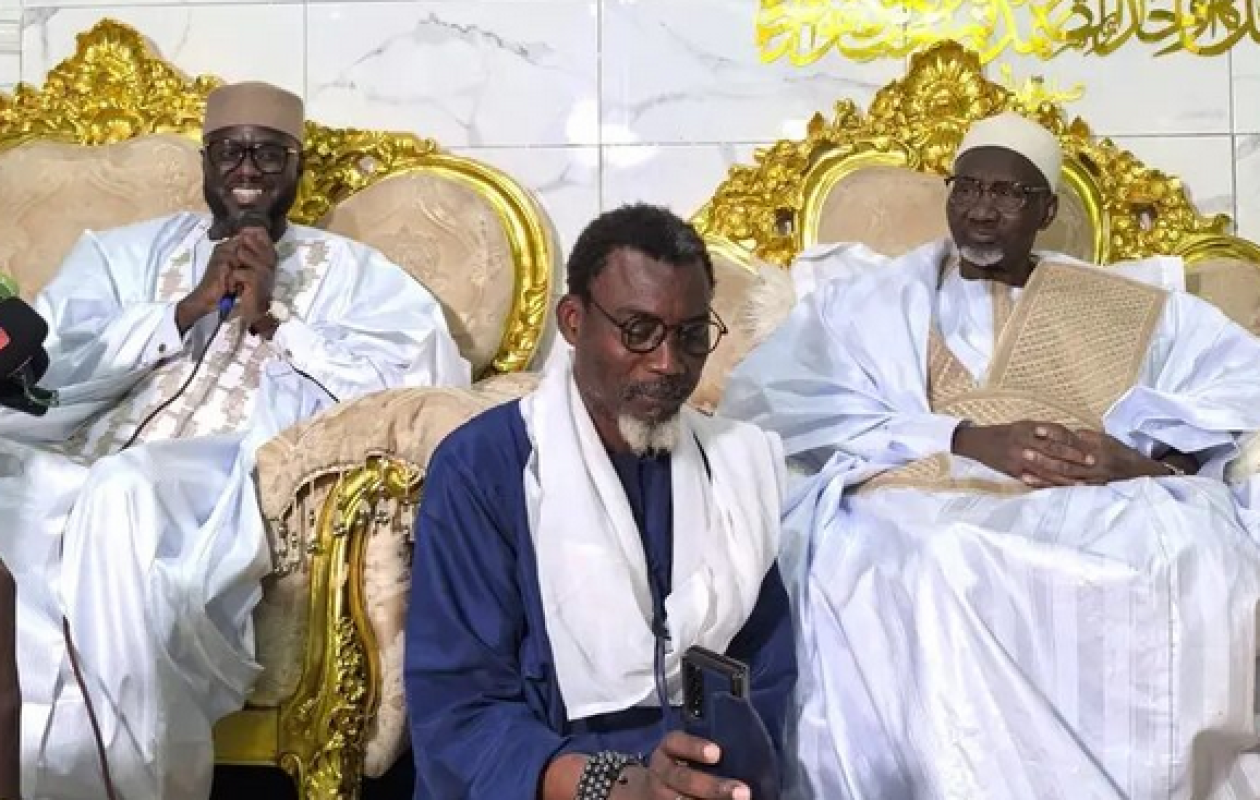 Thiès : El Malick Ndiaye reçu par le Khalife Serigne Mounirou Ndiéguene