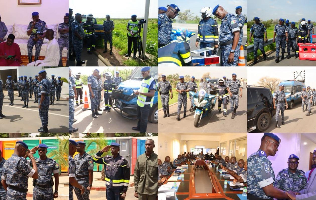 Gamou de Tivaouane : Le général Martin Faye inspecte le dispositif sécuritaire de la gendarmerie