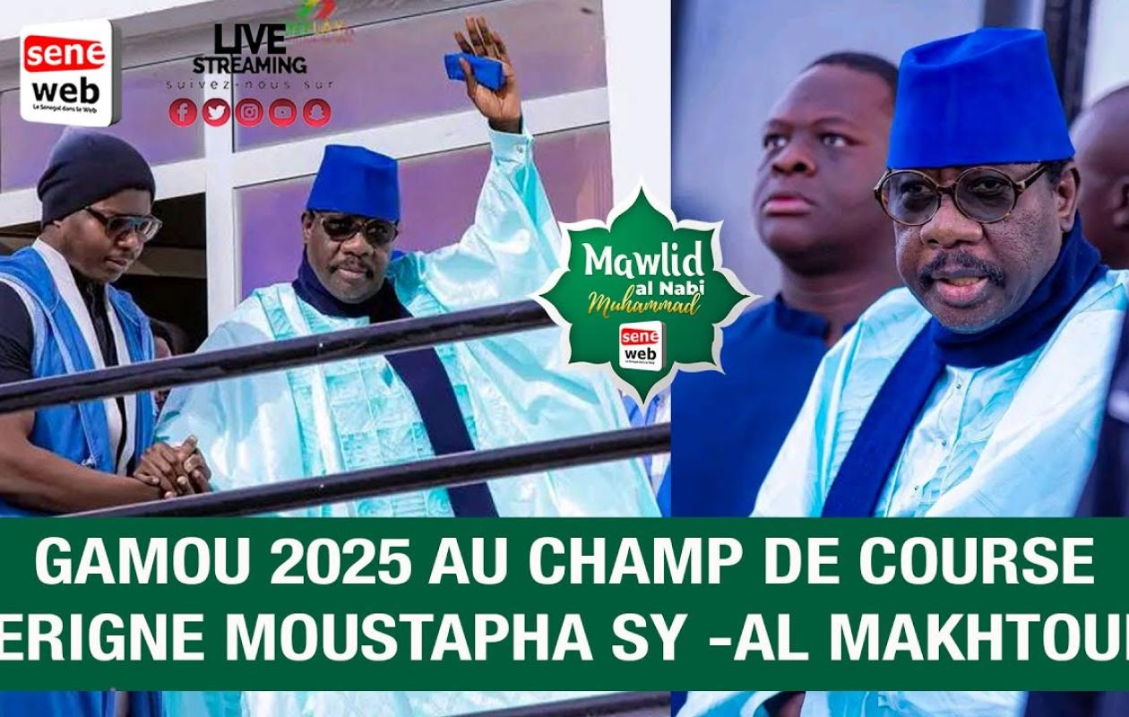 🔴DIRECT - TIVAOUANE - Mawlid 2025 au Champ de Course avec Serigne Moustapha SY