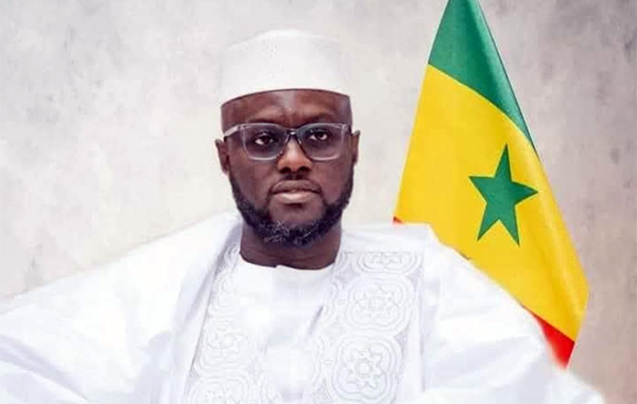El Malick Ndiaye célèbre la victoire du Sénégal