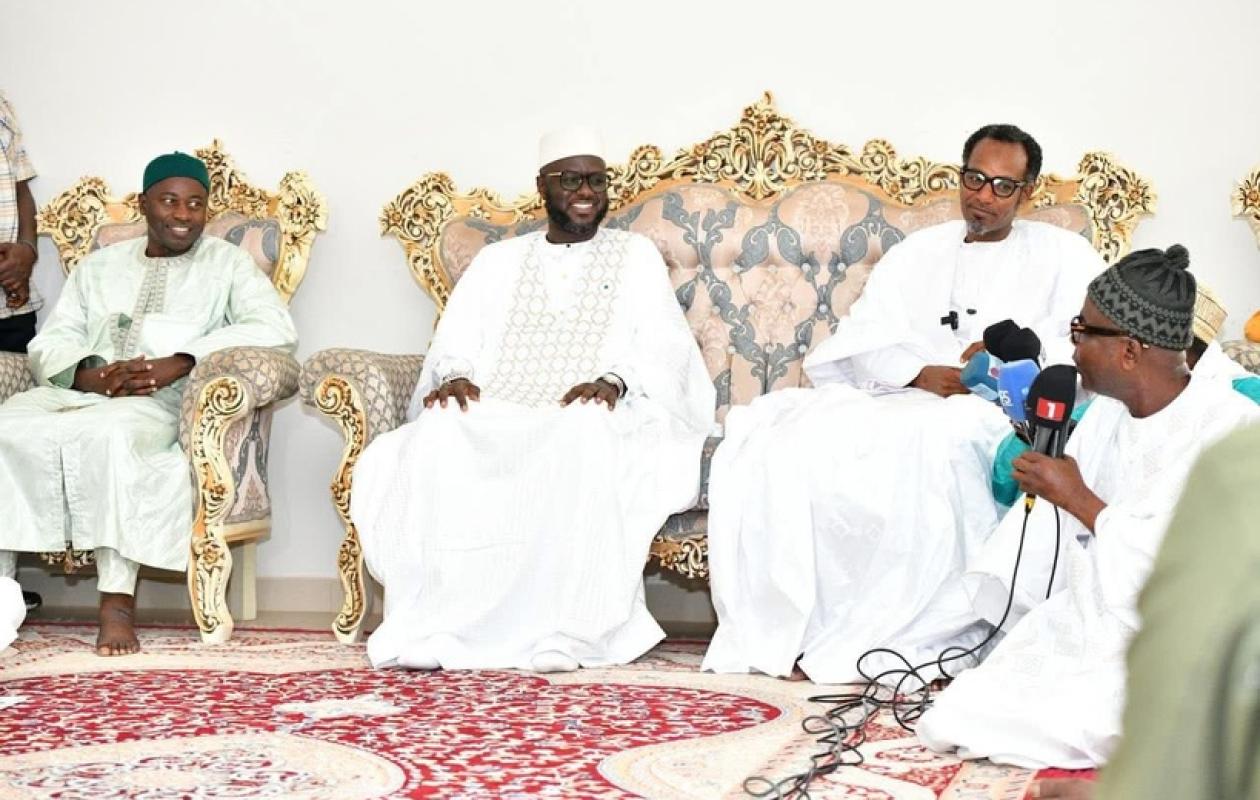 Ndiassane : Le Président de l'Assemblée nationale El Malick Ndiaye rend visite à Akh-Loul Kountiyyou au nom du Chef de l'État