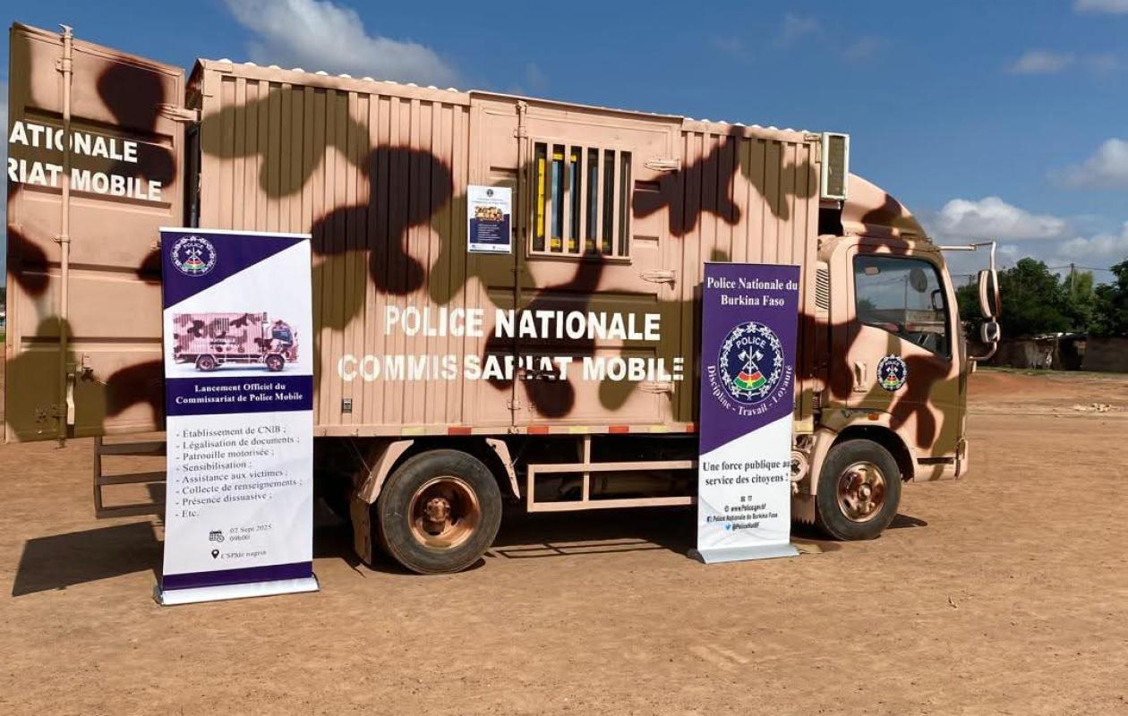 Burkina Faso : Lancement du premier commissariat de police mobile
