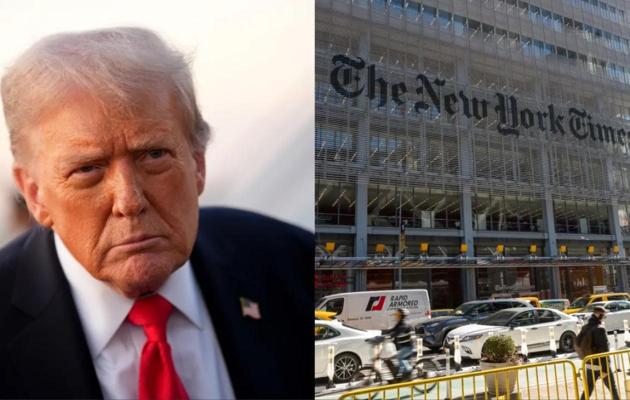 Trump annonce une poursuite en diffamation de 15 milliards de dollars contre le New York Times