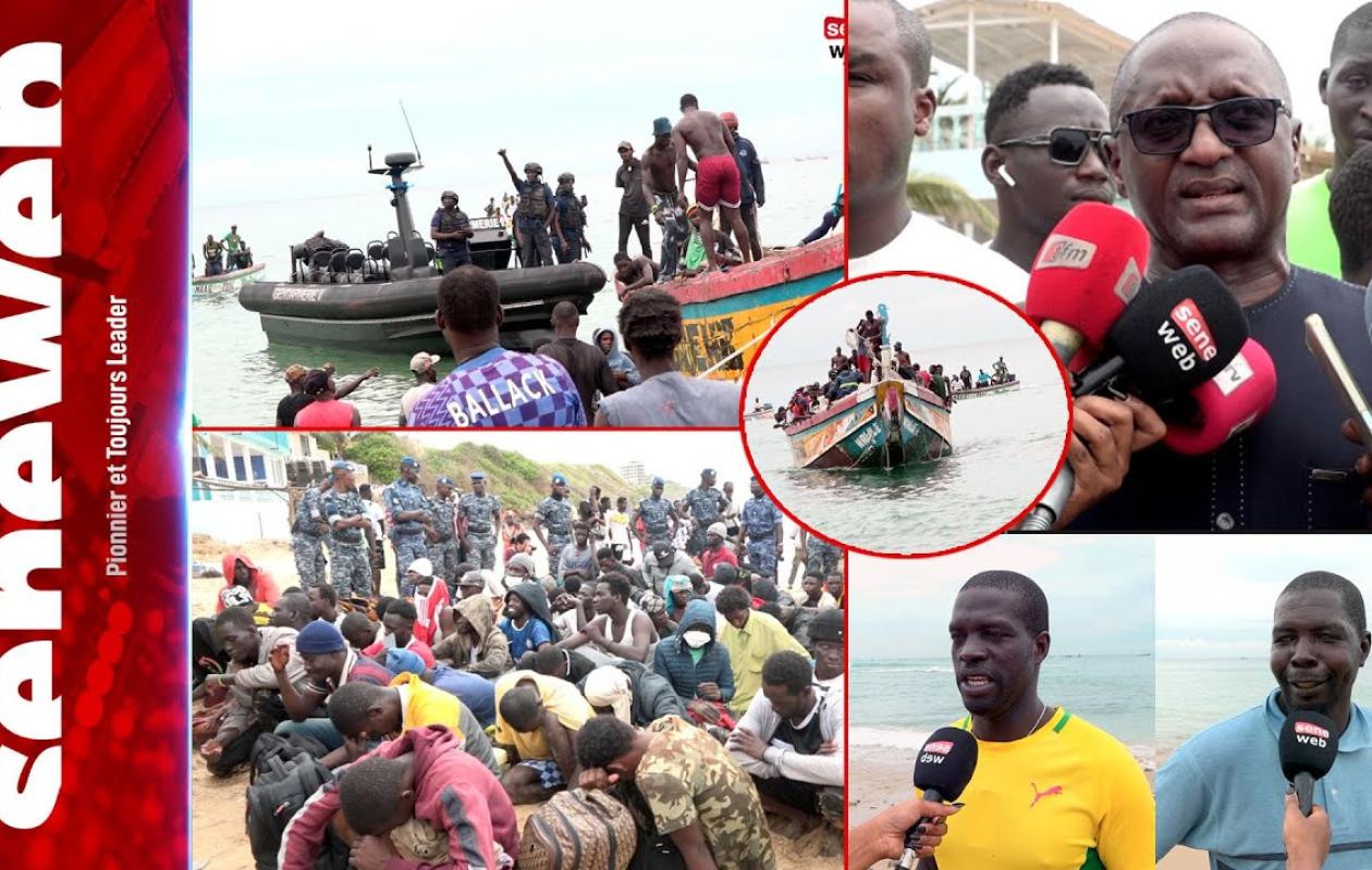 Ouakam : une pirogue avec plus de 100 migrants, interceptée par la Gendarmerie