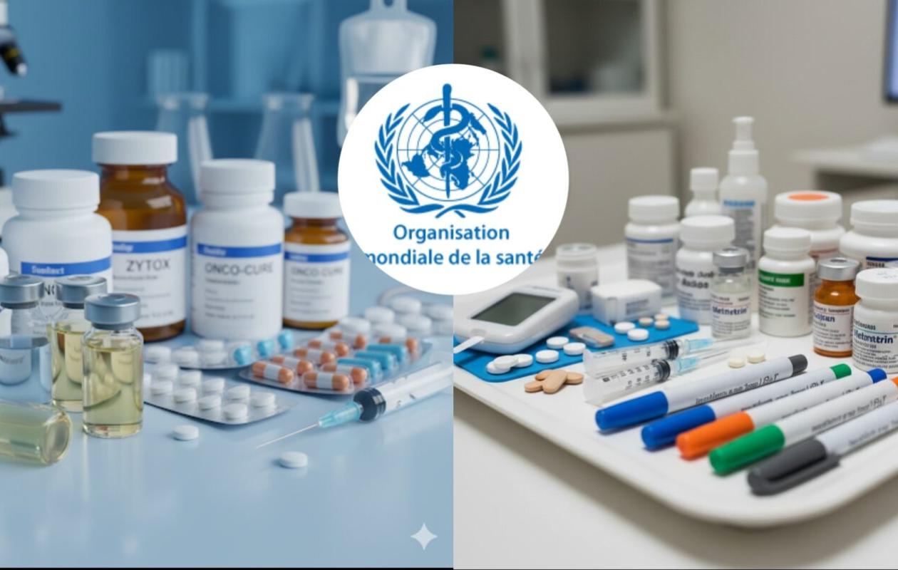 Listes des médicaments essentiels : Ces nouveaux traitements introduits par l’OMS