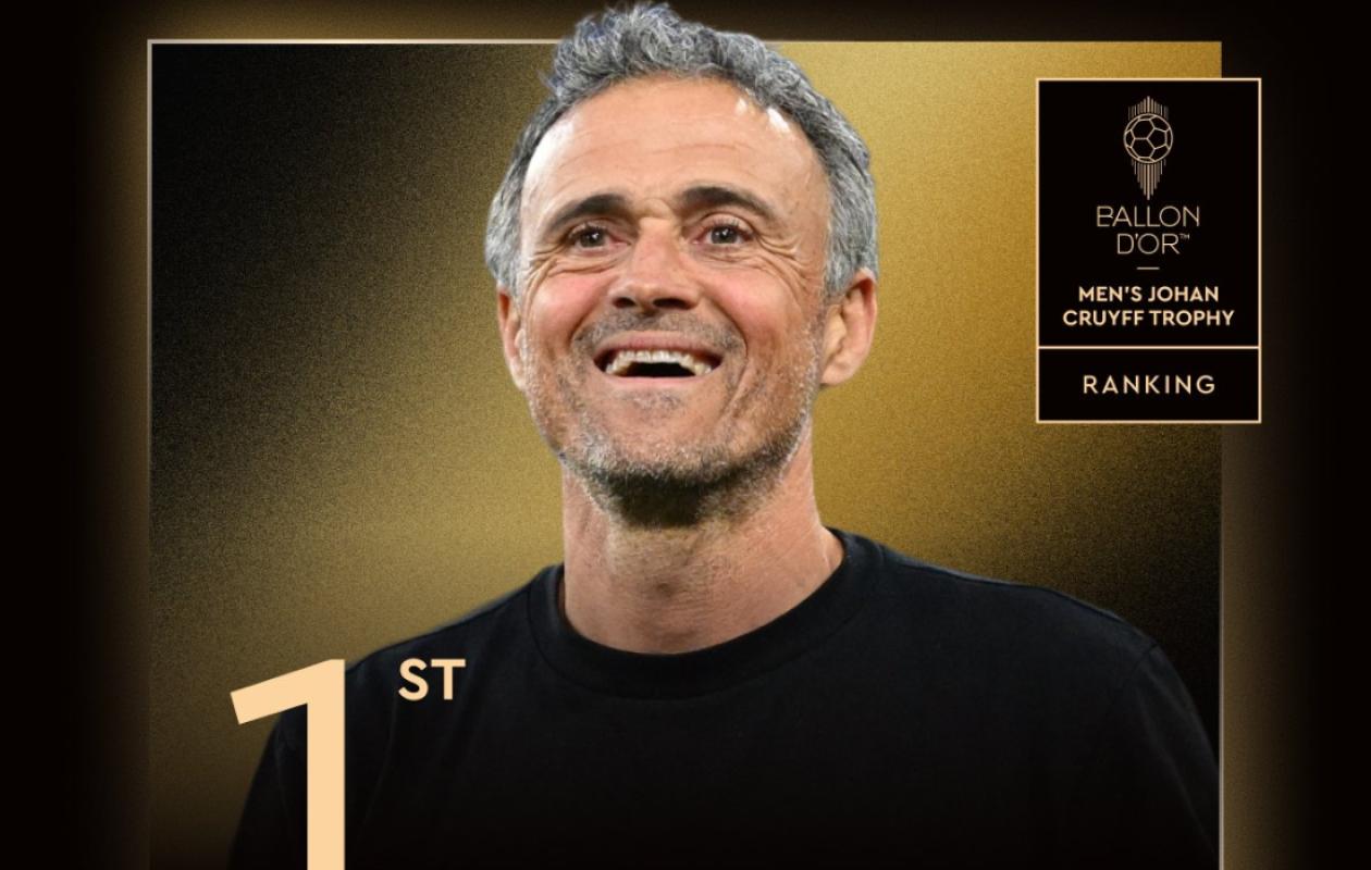 Ballon d'Or : Luis Enrique sacré Meilleur entraîneur de la saison