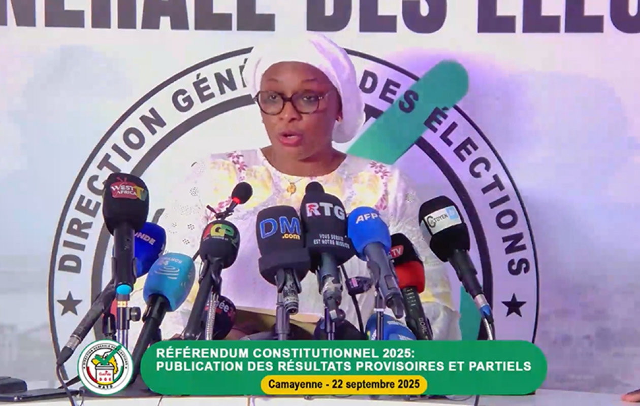 Référendum 2025 en Guinée : Le Oui en tête avec plus de 90 % des suffrages provisoires