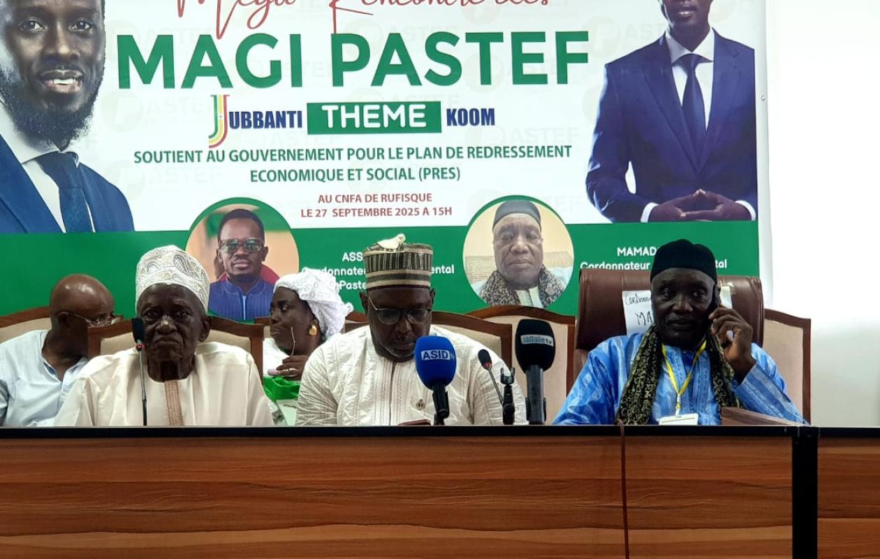 Relance nationale : Magi Pastef soutient le Plan de redressement économique et social