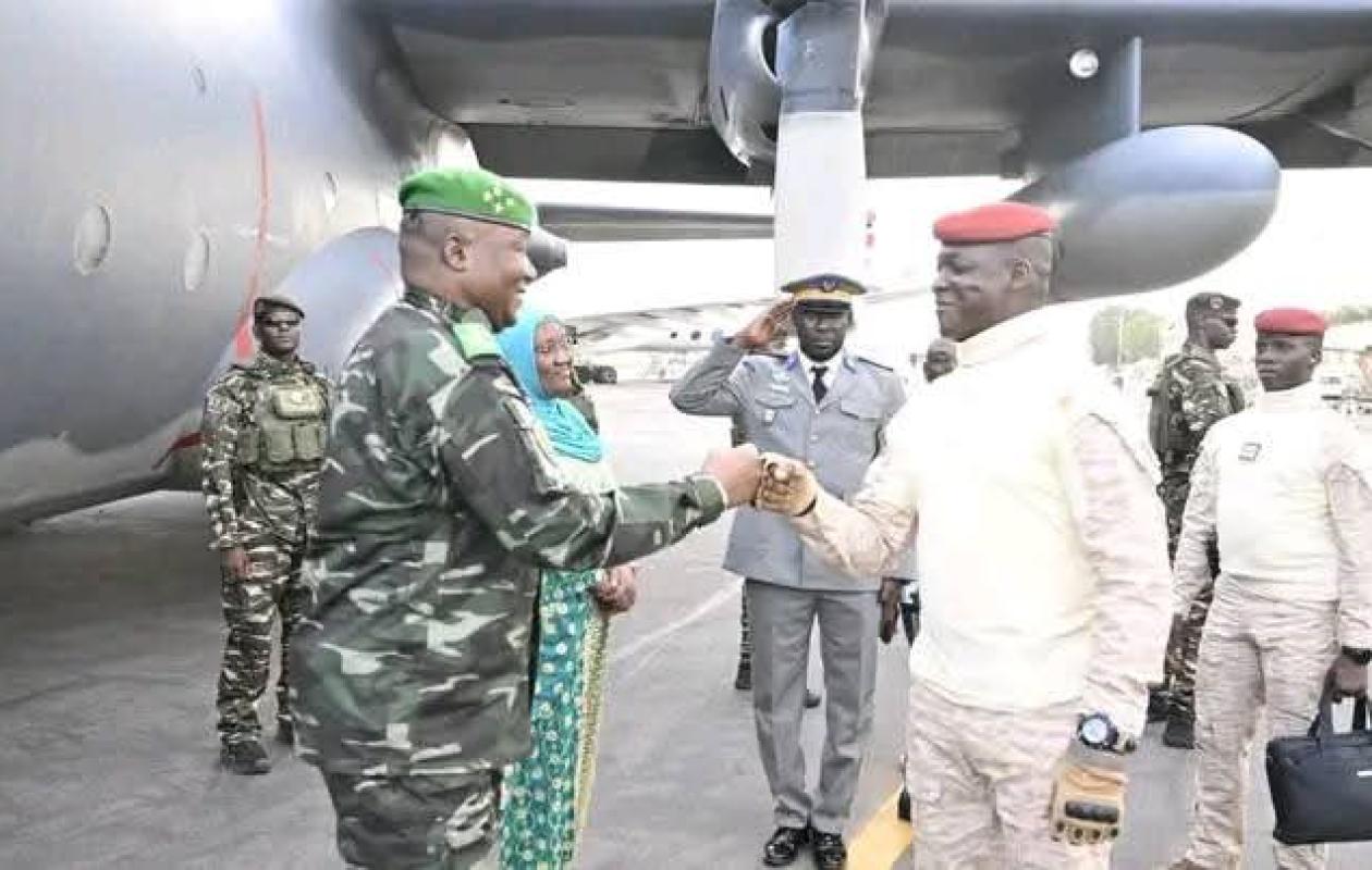 Burkina Faso : Le président nigérien Abdourrahmane Tiani en visite de travail à Ouagadougou