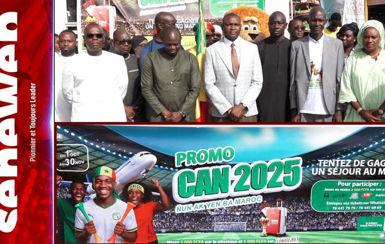 CAN 2025 : La Lonase lance la promo « Ñun Ak Yen Ba Maroc » pour permettre à ses fidèles parieurs de gagner des séjours complets