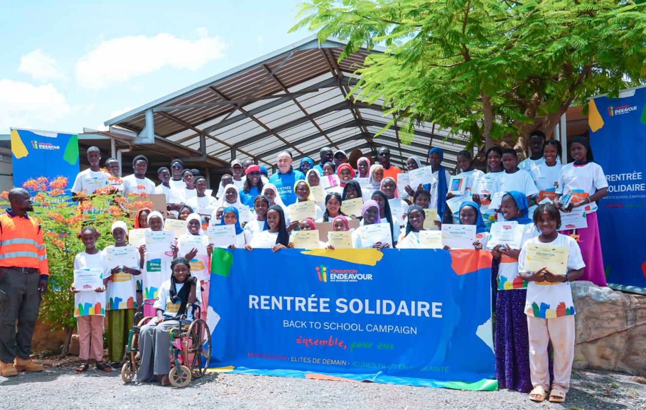 Rentrée Solidaire 2025 : près de 200 enfants et jeunes soutenus par la Fondation Endeavour au Sénégal