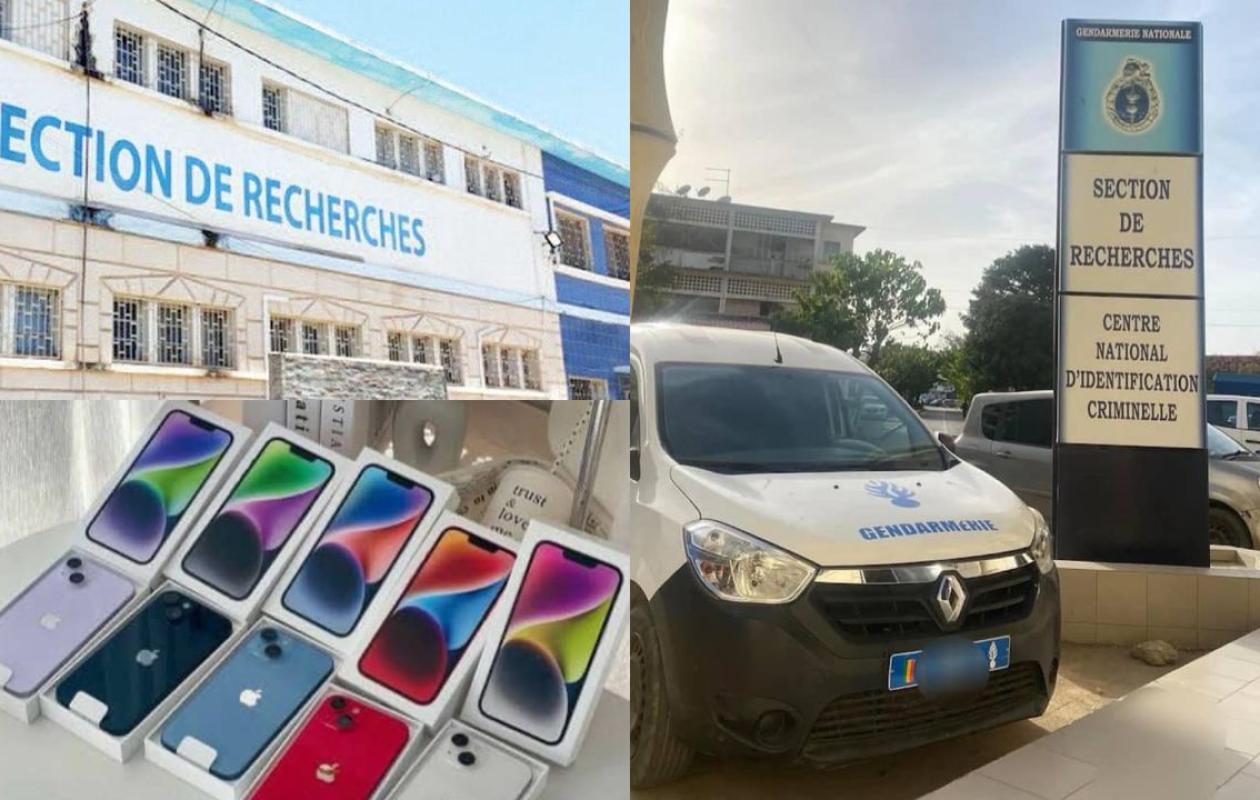 Dakar : Un commerçant arrêté par la SR avec 21 téléphones  iPhone volés destinés à la Gambie