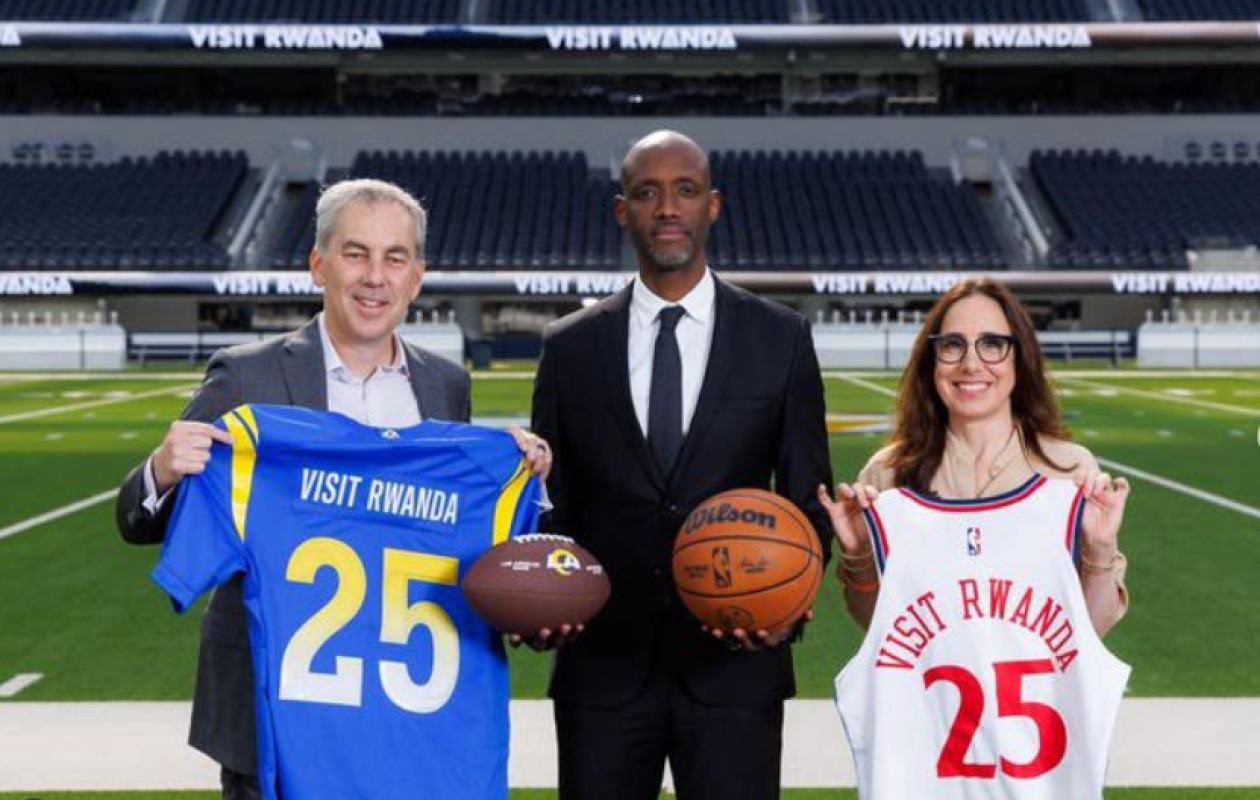 Le Rwanda devient partenaire d'équipes de NBA et de NFL, une première pour un pays africain