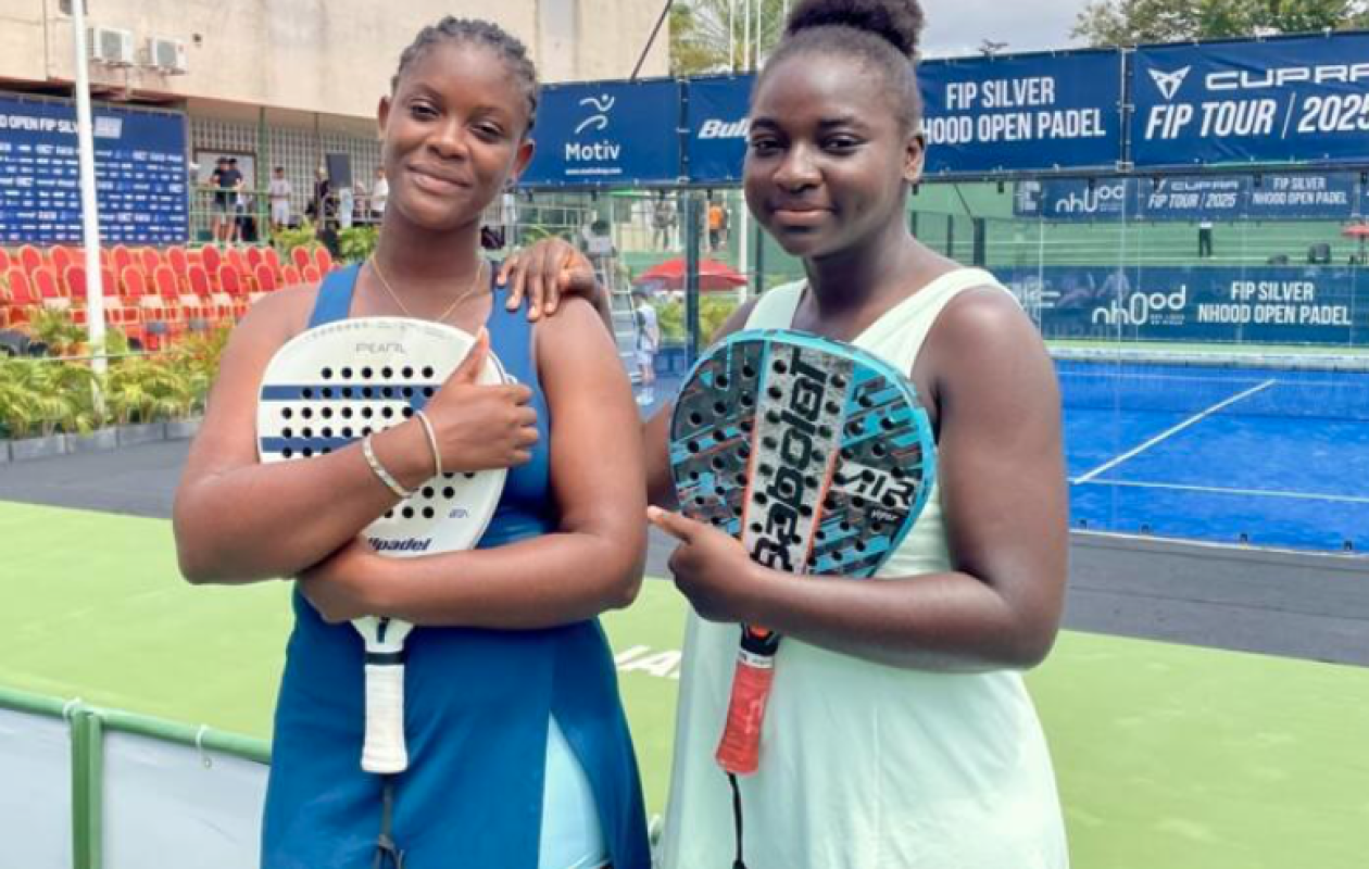 Du tennis au padel, une transition réussie pour les Ivoiriennes Sadjo Coulibaly et Jauresse Kouamé