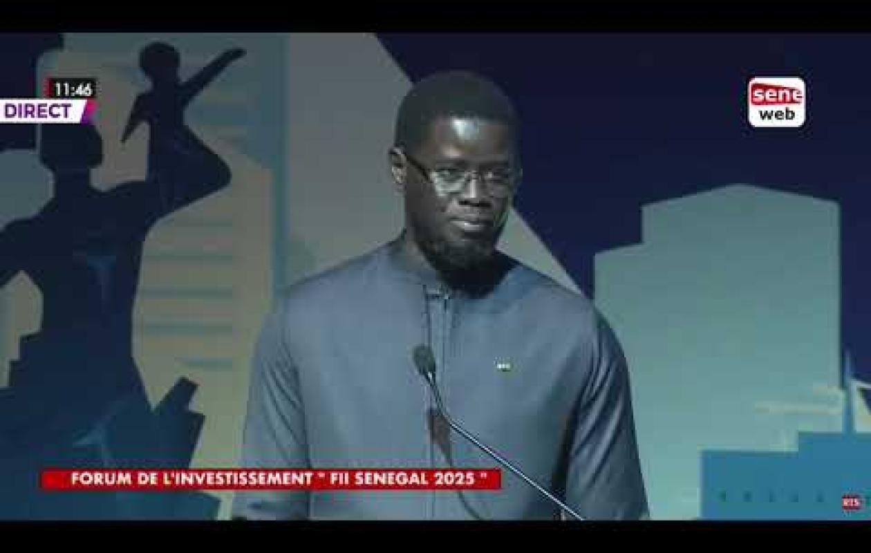 Forum Invest 2025 : Diomaye Faye prône souveraineté et fin de la corruption