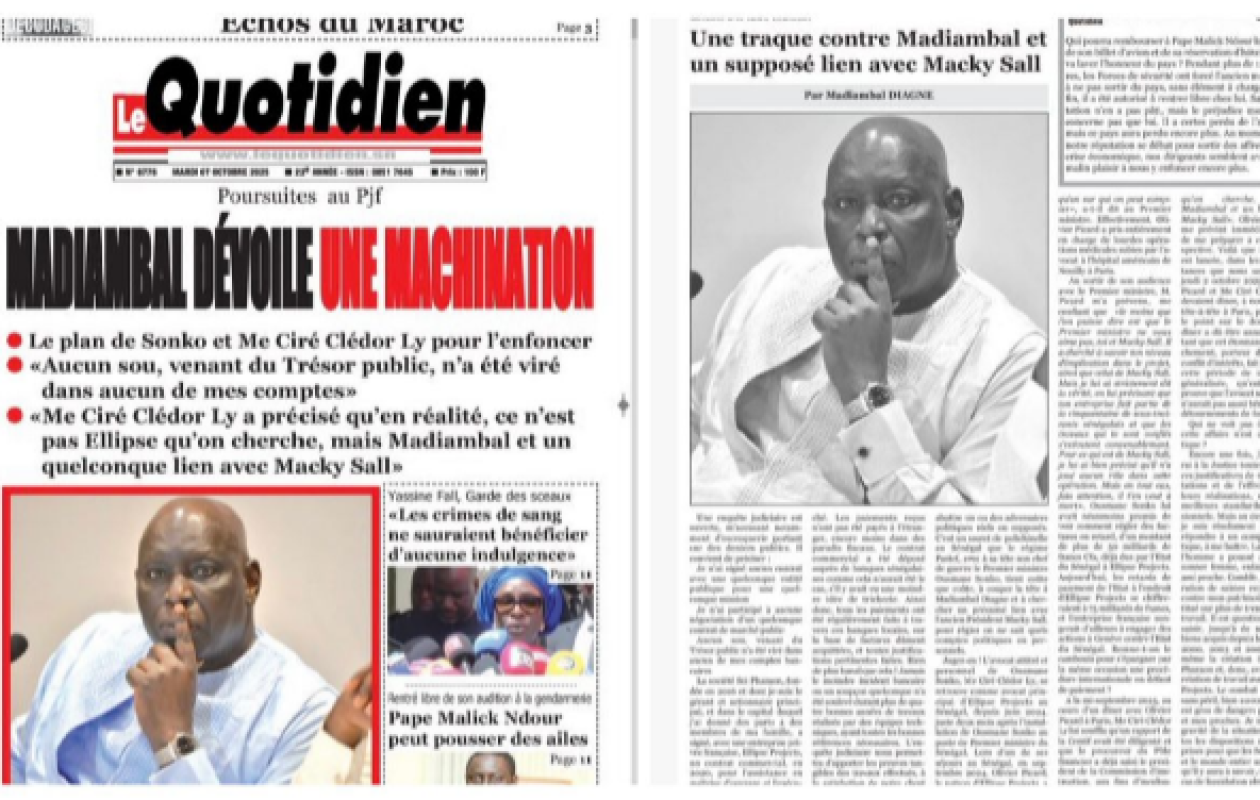 "Justice sera rendue..." : Interpellé par Madiambal Diagne, la réponse ferme de Ciré Clédor Ly