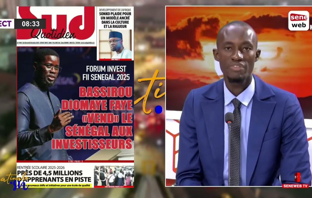 Revue des Titres du 8 Octobre 2025 avec Waly Dione