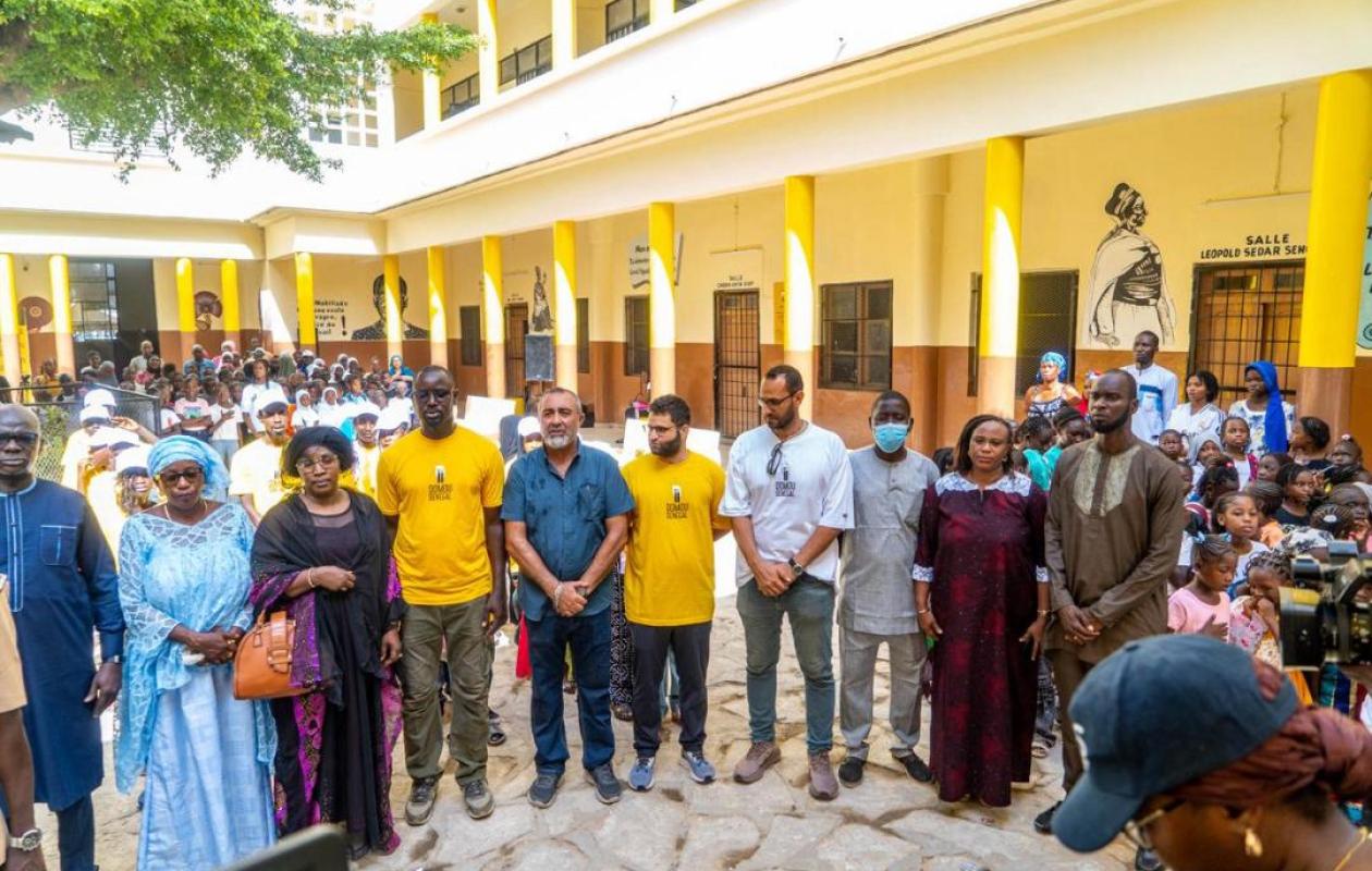 Domou Sénégal inaugure la réhabilitation complète de l’école primaire El Hadji Ibrahima Diop Youssouf (ex-Clémenceau)