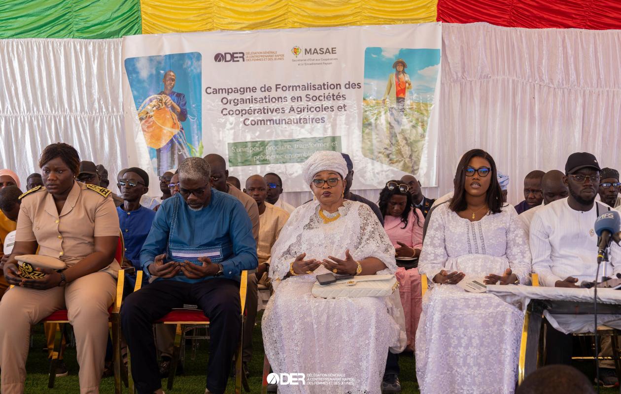 Formalisation des organisations en sociétés coopératives agricoles : La DER/FJ et le SECEP lancent la campagne nationale à Koungheul