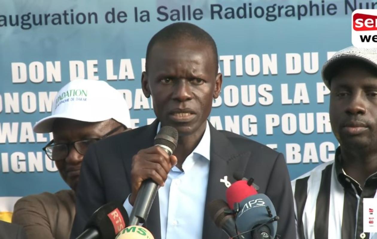 Bignona : Le DG du Port autonome de Dakar équipe le centre de santé d’une radiographie numérique