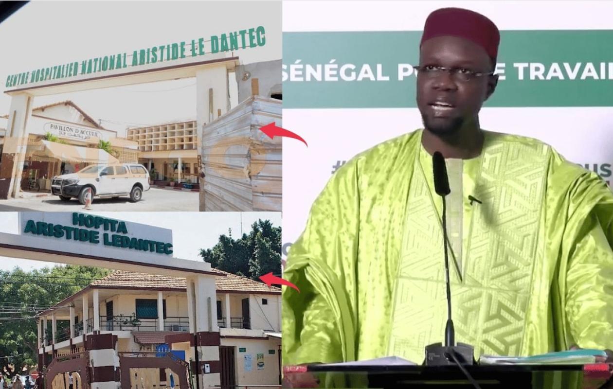 Hôpital Le Dantec : les travailleurs interpellent le FONSIS sur les 126 milliards F CFA annoncés par Ousmane Sonko