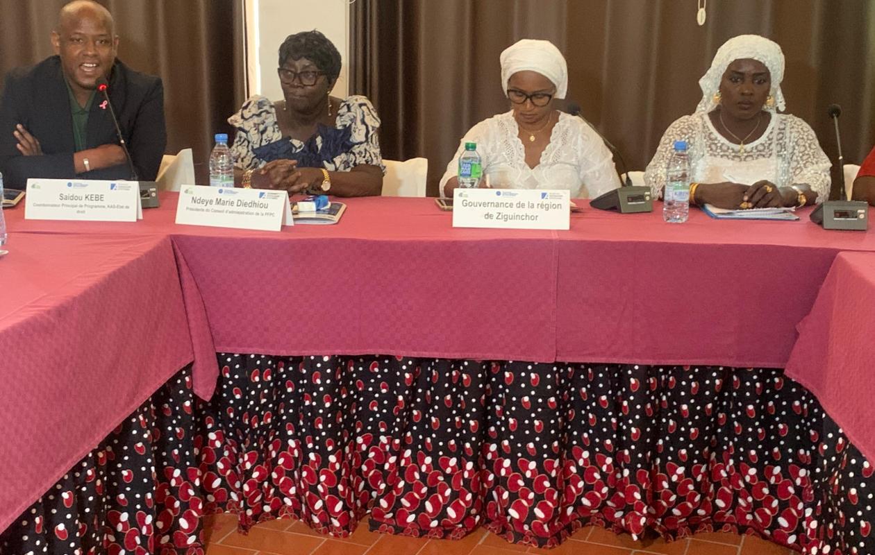 Ziguinchor : Un manuel sur les droits des femmes suivant la résolution 1325 des Nations Unies partagé pour une forte mobilisation au Sud