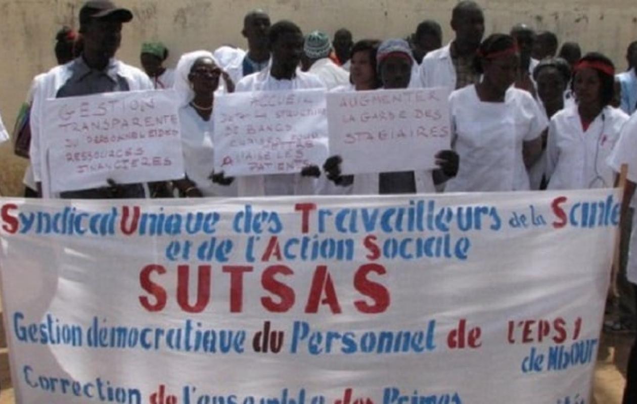Santé : Le SUTSAS dépose un préavis de grève de six mois avec 17 revendications majeures