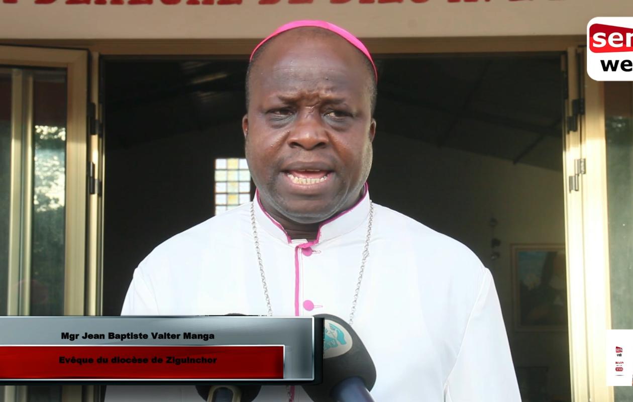 Ziguinchor : Mgr Jean Baptiste Valter Manga appelle à la purification de la terre de Casamance