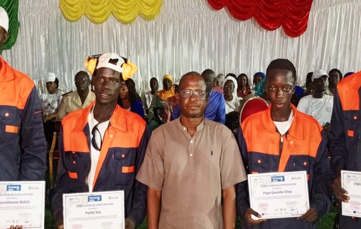 Kaffrine : les jeunes artisans brillent lors de la finale régionale du concours Teranga Skills