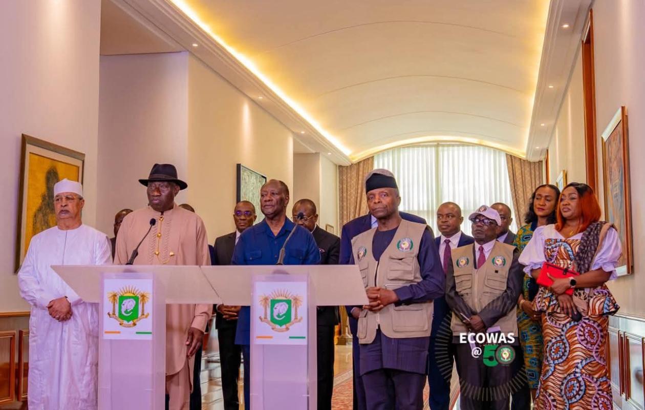 La CEDEAO félicite la Côte d'Ivoire pour le déroulement pacifique de l'élection présidentielle